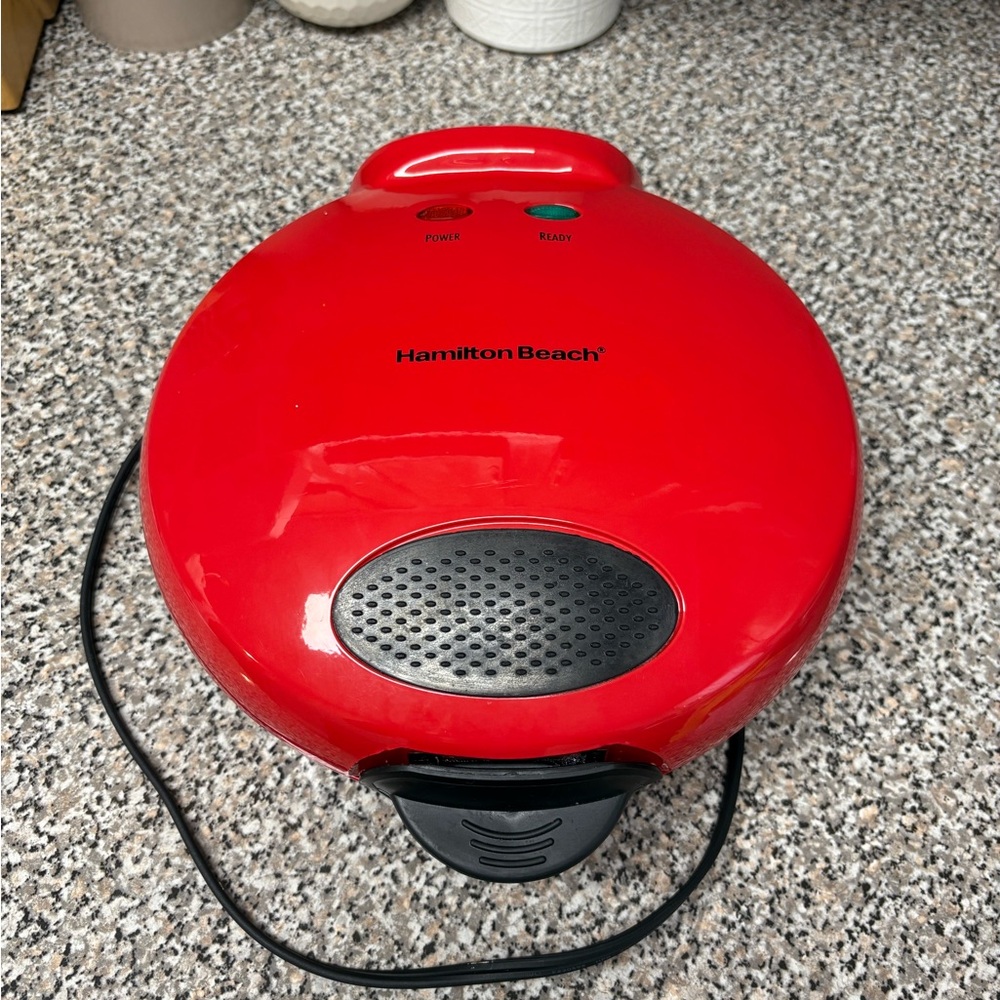 Hamilton Beach Red Quesadilla/waffle maker